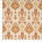 Adobe - Orange Rust Abstract Geometric,global Upholstery Fabric 54 Inches"